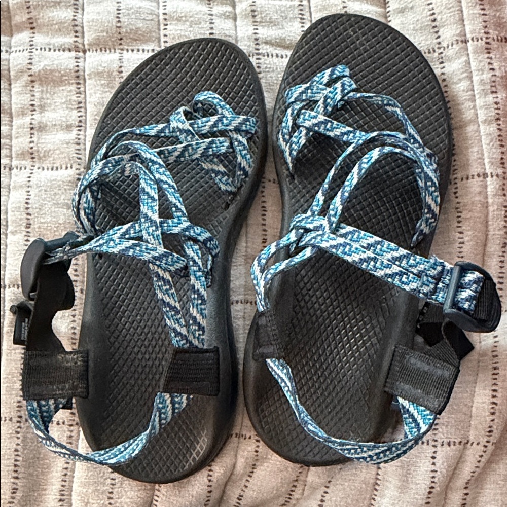 Chaco Women's Sandals - Black and Blue